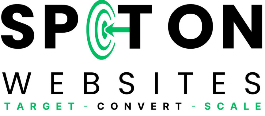 Spot On Websites logo — green target symbol